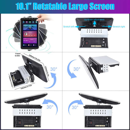 ESSGOO Android 14 10.1 pollici universale