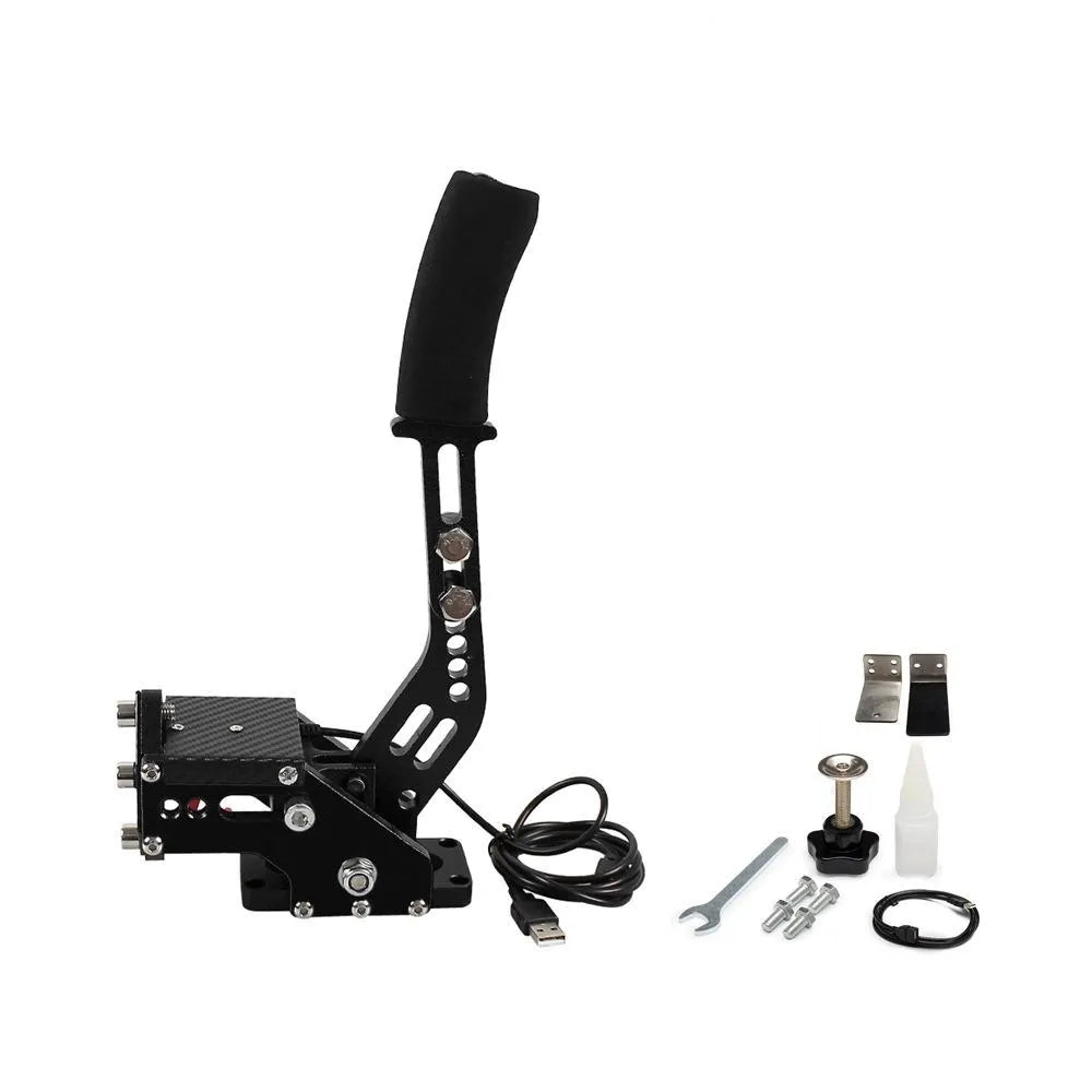 SIM freno a mano USB per giochi di corse per PC G25/27/29 T300 T500 Fanatecosw Dirt Rally Sistema freno a mano Rosso Nero Blu HB-1009
