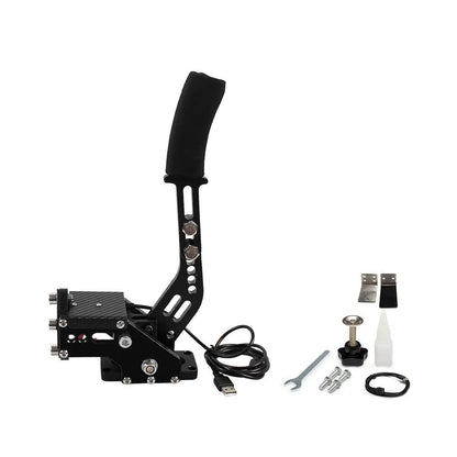 SIM freno a mano USB per giochi di corse per PC G25/27/29 T300 T500 Fanatecosw Dirt Rally Sistema freno a mano Rosso Nero Blu HB-1009