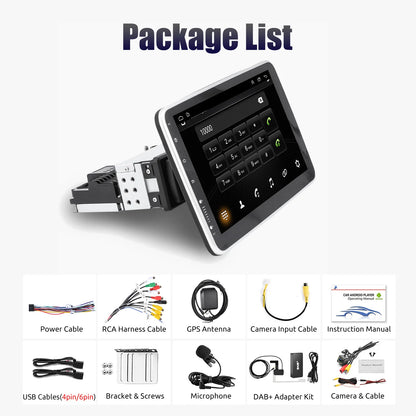 ESSGOO Android 14 10.1 pollici universale
