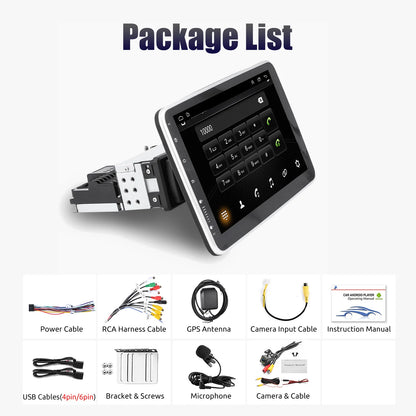ESSGOO Android 14 10.1 pollici universale