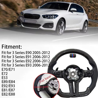 BMW F10 F20 F30 F32 F36 F80 F82 M3 M4 M leather sport steering wheel, modified
