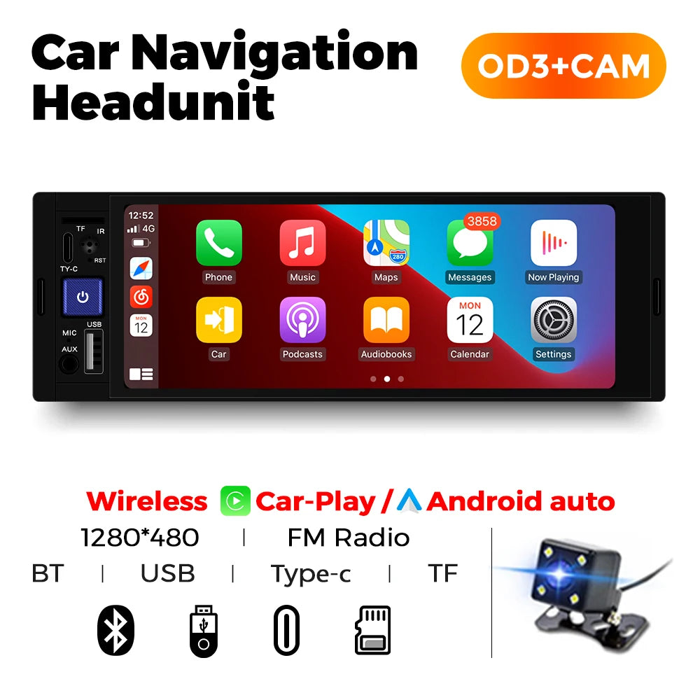 Carplay Android Auto 1 Din