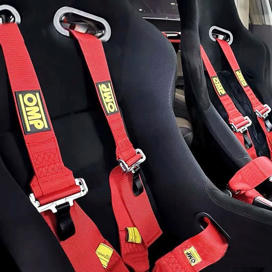 Nuova cintura di sicurezza da corsa con imbracatura da 3 pollici, fissaggio a 4/5/6 punti, montaggio a sgancio rapido, cintura di sicurezza per auto in nylon JDM Takata, modifica