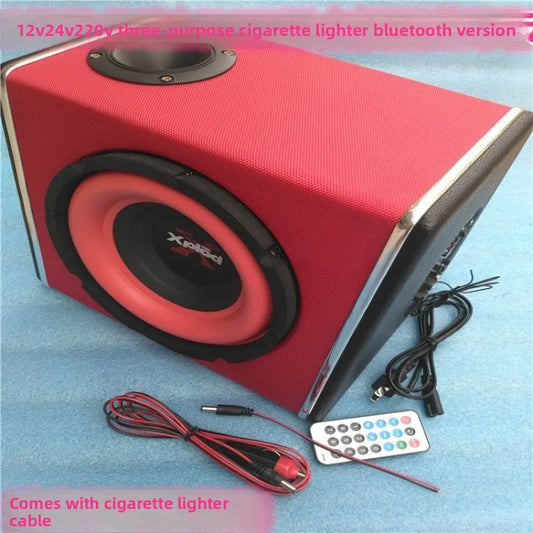 Subwoofer per auto da 8 pollici e 880 W, audio attivo, radio Bluetooth 12 V, 220 V, 24 V