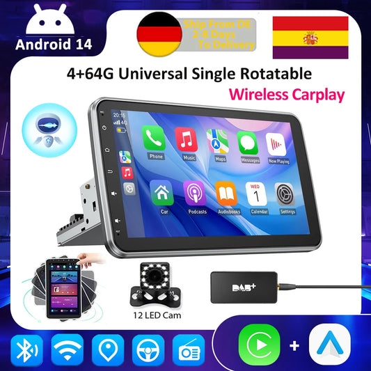 ESSGOO Android 14 10.1 pollici universale
