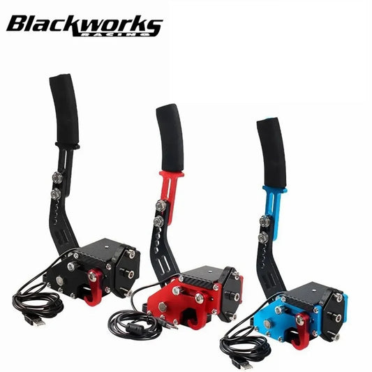 SIM freno a mano USB per giochi di corse per PC G25/27/29 T300 T500 Fanatecosw Dirt Rally Sistema freno a mano Rosso Nero Blu HB-1009
