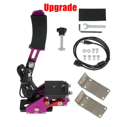 SIM freno a mano USB per giochi di corse per PC G25/27/29 T300 T500 Fanatecosw Dirt Rally Sistema freno a mano Rosso Nero Blu HB-1009